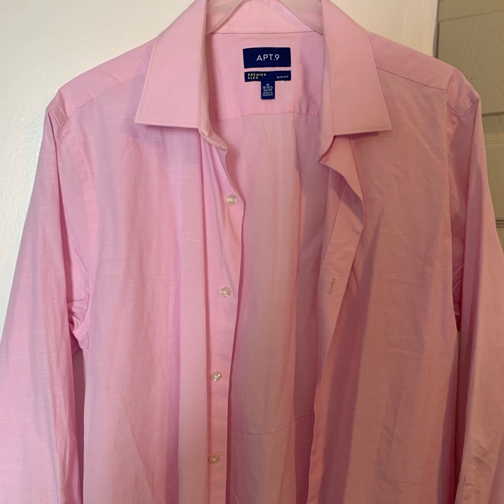 Apt. 9 Premier Flex Men’s Pink Dress Shirt